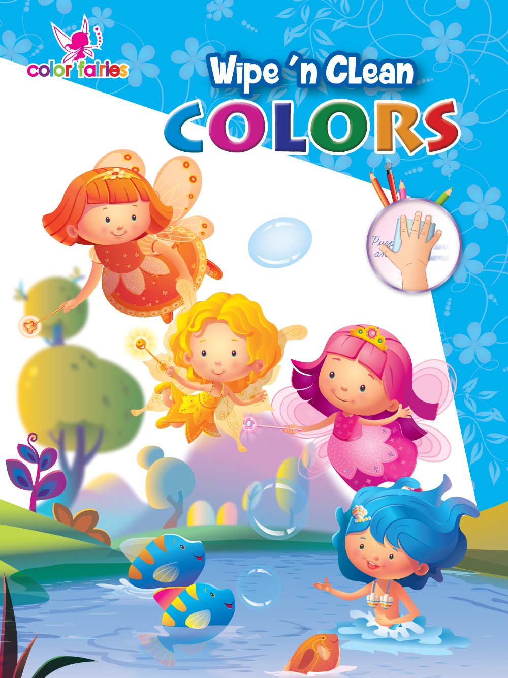 Color Fairies - Wipe 'n Clean Book - Colors