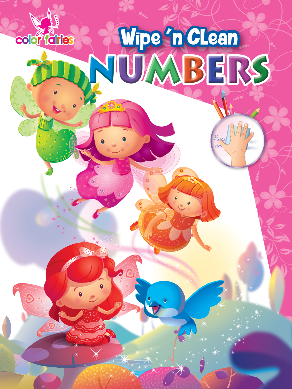 Color Fairies - Wipe 'n Clean Book - Numbers